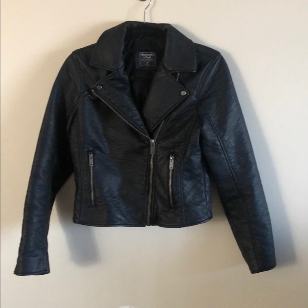 Abercrombie and Fitch faux leather jacket